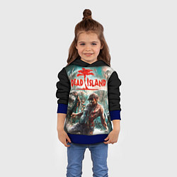 Толстовка-худи детская Dead Island, цвет: 3D-синий — фото 2