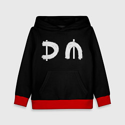 Толстовка-худи детская DM Rock, цвет: 3D-красный