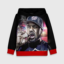 Толстовка-худи детская Ice Cube: Big boss, цвет: 3D-красный