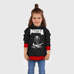 Толстовка-худи детская Pantera, цвет: 3D-красный — фото 2