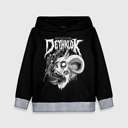 Толстовка-худи детская Dethklok: Goat Skull, цвет: 3D-меланж