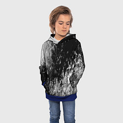 Толстовка-худи детская GRAY&BLACK, цвет: 3D-синий — фото 2