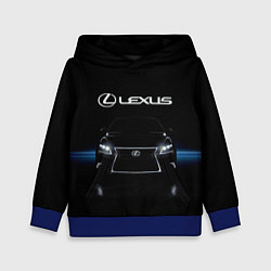 Толстовка-худи детская Lexus, цвет: 3D-синий