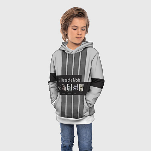 Детская толстовка Группа Depeche Mode / 3D-Белый – фото 3