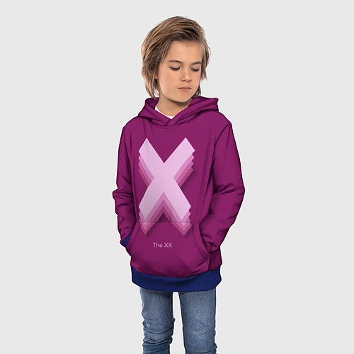 Детская толстовка The XX: Purple / 3D-Синий – фото 3