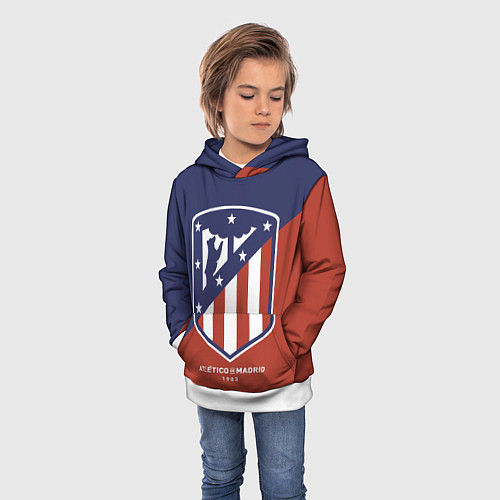 Детская толстовка Atletico Madrid FC 1903 / 3D-Белый – фото 3
