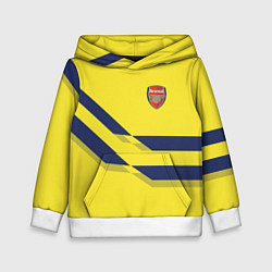 Толстовка-худи детская Arsenal FC: Yellow style, цвет: 3D-белый