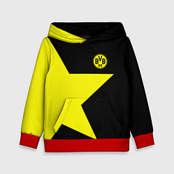 Толстовка-худи детская FC Borussia Dortmund: Star, цвет: 3D-красный