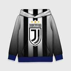 Толстовка-худи детская Juventus FC: New logo, цвет: 3D-синий