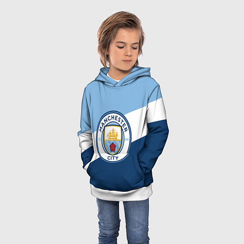 Детская толстовка FC Manchester City: Colors / 3D-Белый – фото 3