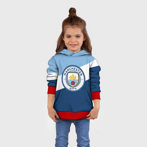 Детская толстовка FC Manchester City: Colors / 3D-Красный – фото 4
