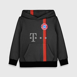 Толстовка-худи детская Bayern FC: Black 2018, цвет: 3D-черный