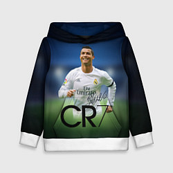 Толстовка-худи детская CR7, цвет: 3D-белый