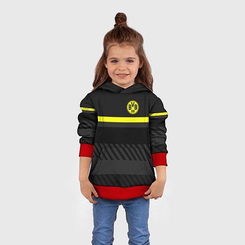 Детская толстовка FC Borussia 2018 Original #3 / 3D-Красный – фото 4