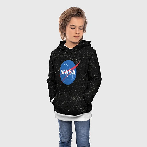 Детская толстовка NASA: Endless Space / 3D-Белый – фото 3