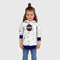Толстовка-худи детская NASA: Moonlight, цвет: 3D-синий — фото 2