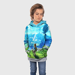 Толстовка-худи детская Z-Link, цвет: 3D-меланж — фото 2