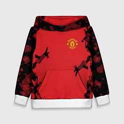 Толстовка-худи детская FC Manchester United: Red Original, цвет: 3D-белый