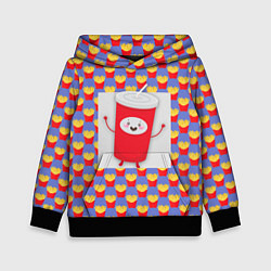 Толстовка-худи детская Я твоя кола, цвет: 3D-черный