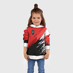 Толстовка-худи детская FC Arsenal: Original, цвет: 3D-белый — фото 2