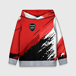 Толстовка-худи детская FC Arsenal: Original, цвет: 3D-меланж