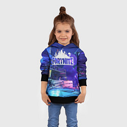 Толстовка-худи детская Fortnite Studio, цвет: 3D-черный — фото 2