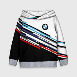 Толстовка-худи детская BMW BRAND COLOR БМВ, цвет: 3D-меланж