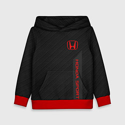 Толстовка-худи детская Honda: Sport Line, цвет: 3D-красный