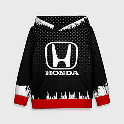 Толстовка-худи детская Honda: Black Side, цвет: 3D-красный