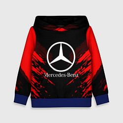Толстовка-худи детская Mercedes-Benz: Red Anger, цвет: 3D-синий