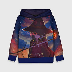 Толстовка-худи детская KonoSuba, цвет: 3D-синий