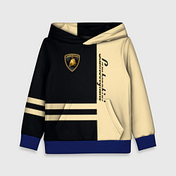 Толстовка-худи детская Lamborghini Sport, цвет: 3D-синий
