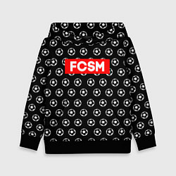 Толстовка-худи детская FCSM Supreme, цвет: 3D-черный