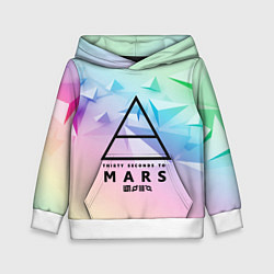 Толстовка-худи детская 30 Seconds to Mars, цвет: 3D-белый