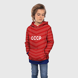 Толстовка-худи детская СССР, цвет: 3D-синий — фото 2