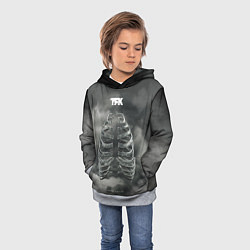 Толстовка-худи детская TFK Born Again, цвет: 3D-меланж — фото 2