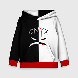 Толстовка-худи детская ONYX, цвет: 3D-красный