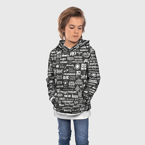 Детская толстовка Rock Star / 3D-Белый – фото 3