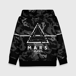 Толстовка-худи детская 30 STM Camo, цвет: 3D-черный