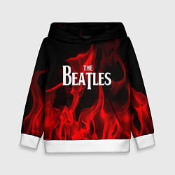 Толстовка-худи детская The Beatles: Red Flame, цвет: 3D-белый