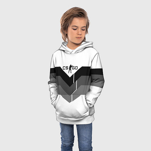 Детская толстовка CS:GO Shade of Grey / 3D-Белый – фото 3