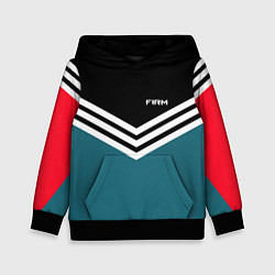 Толстовка-худи детская Firm 90s: Arrows Style, цвет: 3D-черный