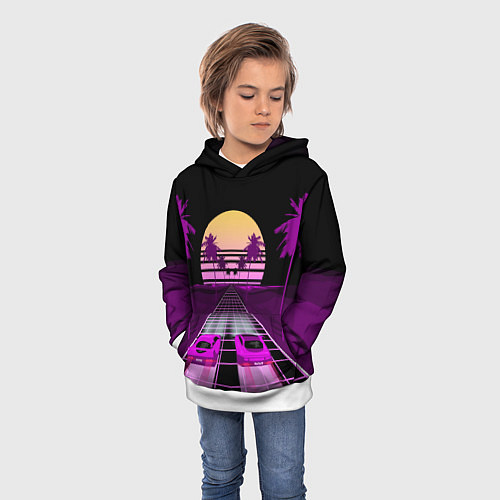 Детская толстовка Digital Race / 3D-Белый – фото 3
