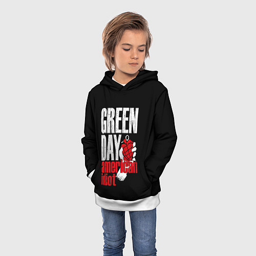 Детская толстовка Green Day: American Idiot / 3D-Белый – фото 3