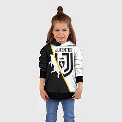 Толстовка-худи детская FC Juventus: Football Point, цвет: 3D-черный — фото 2