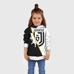 Толстовка-худи детская FC Juventus: Football Point, цвет: 3D-белый — фото 2