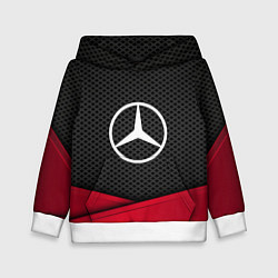 Толстовка-худи детская Mercedes Benz: Grey Carbon, цвет: 3D-белый