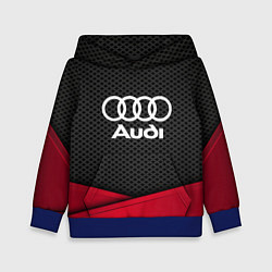 Толстовка-худи детская Audi: Grey Carbon, цвет: 3D-синий