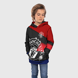 Толстовка-худи детская FC Man United: Exclusive, цвет: 3D-синий — фото 2