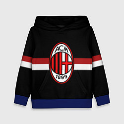 Толстовка-худи детская AC Milan 1899, цвет: 3D-синий